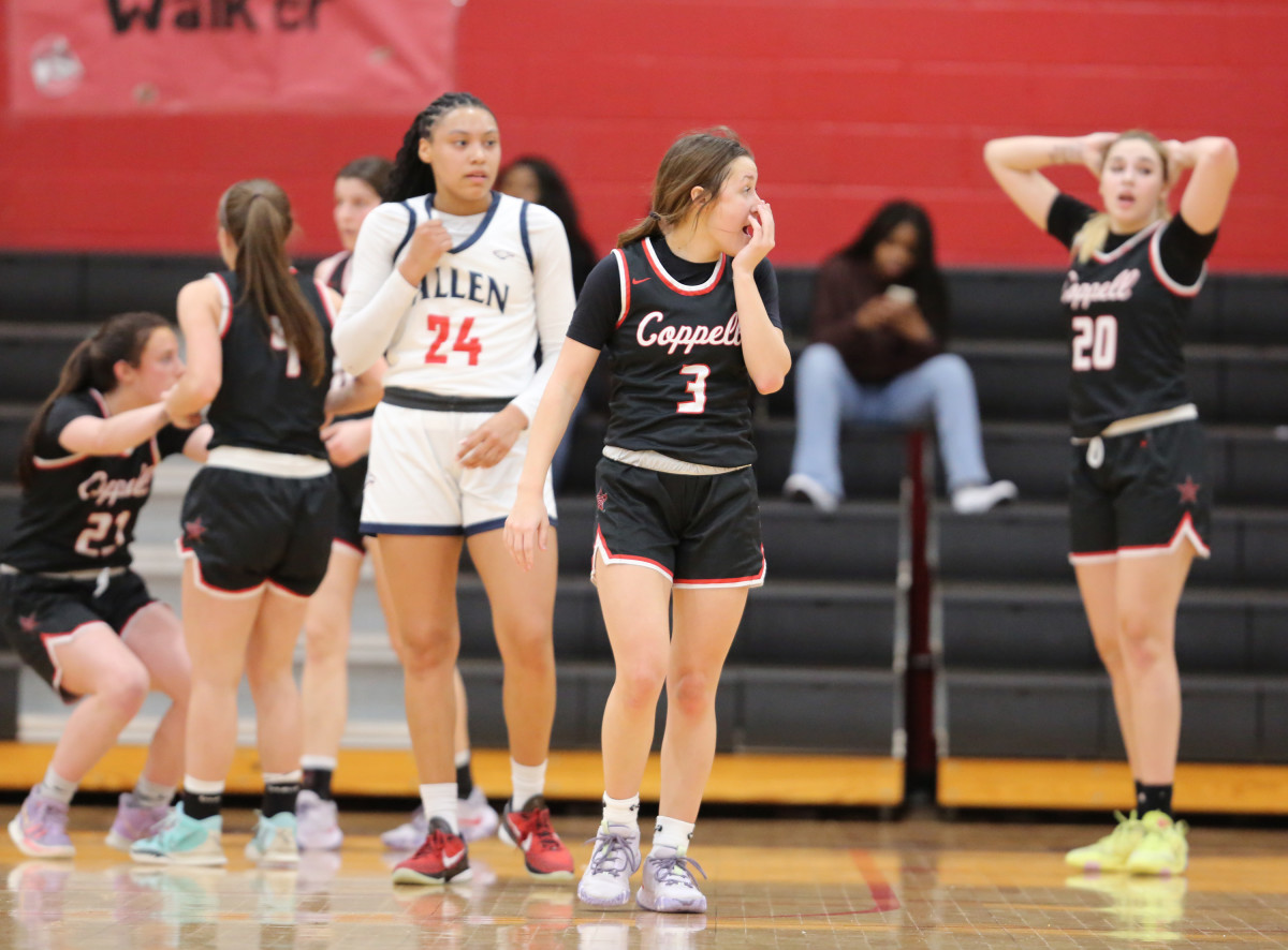 Coppell Allen Texas 6A UIL girls basketball bi-district playoffs 021323 Brian McLean 12